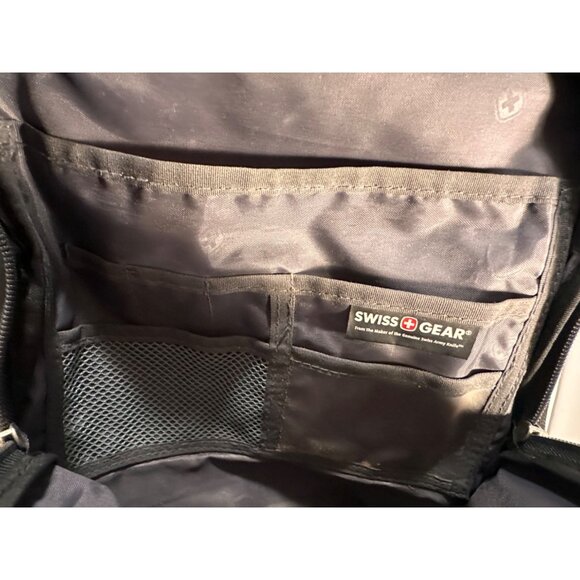 SWISSGEAR Backpack Bug Out Black Large Laptop Hiking Travel Passport Holder - Picture 11 of 16